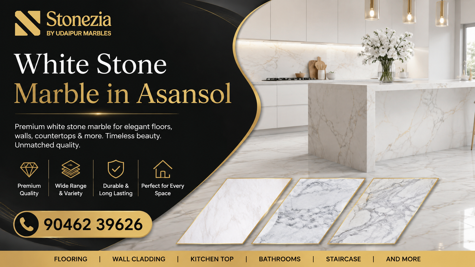 White Stone Marble in Asansol – Add Timeless Beauty to Every Space
